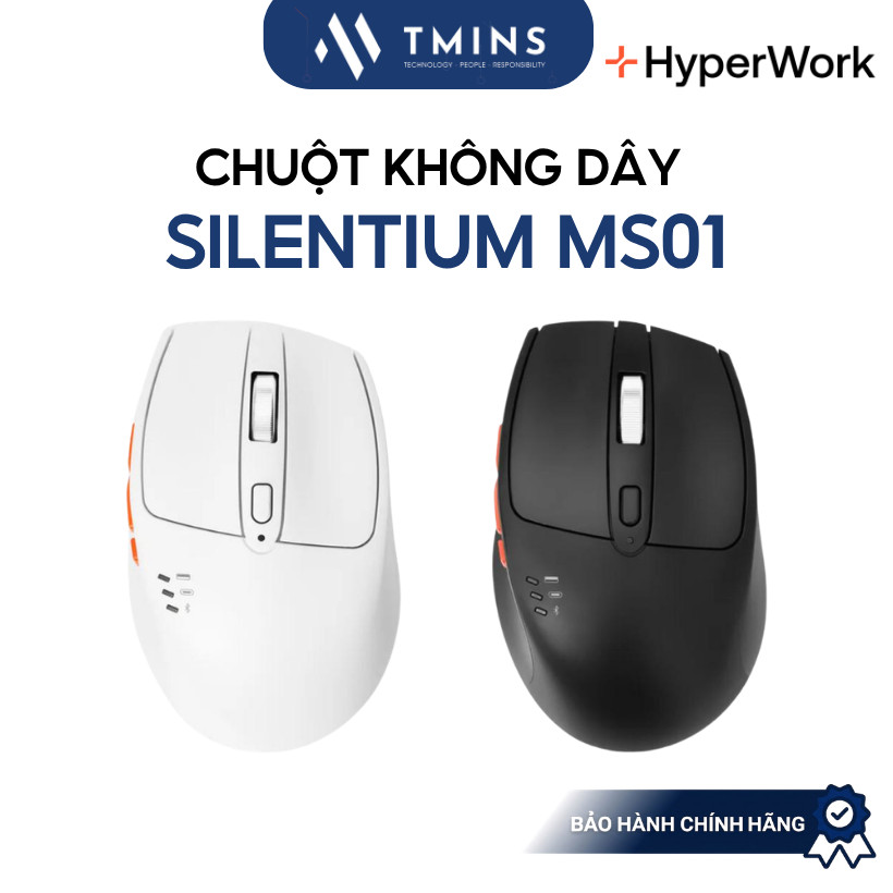 Chuột không dây HyperWork Silentium MS01 - Bảo hành Chính Hãng