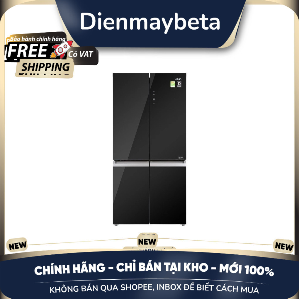 [KHÔNG BÁN QUA SHOPEE] Tủ lạnh Aqua Inverter 549 lít Multi Door AQR-IG636FM(GB) DMK