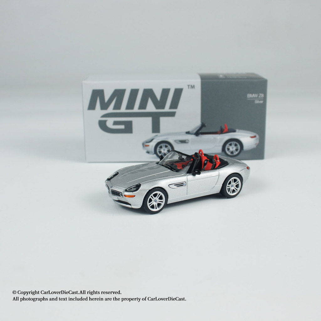 MINI GT1: 64 # 998 Mẫu xe hợp kim bạc BMW Z8