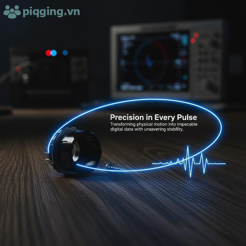 Bộ mã hóa trục rỗng Piqging cho EC25 EC28 EC35 360° Cảm biến vị trí 15 viên VN
