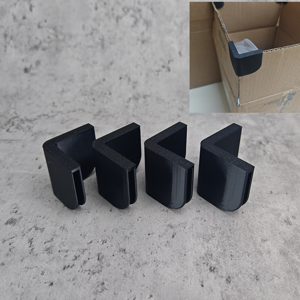 WayYoung 4pcs Carton Box Fixer Packaging Right Angle Edge Protection Clip Carton Box Edge Fixing Cli