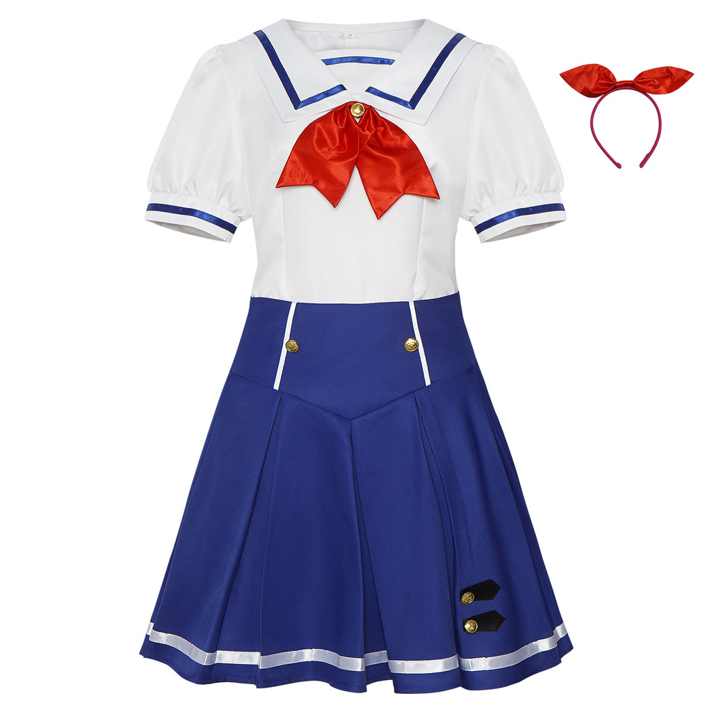 Thần tượng Hoạt động cosplay trang phục Hoshimiya Ichigo mùa hè đồng phục đi học cosplay anime nhập 