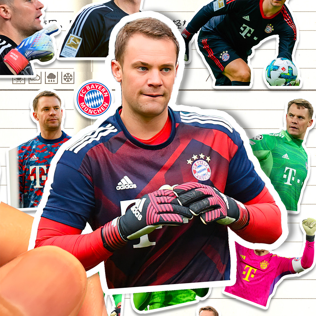 Manuel Neuer Manuel Neuer Sticker HD Cầu thủ bóng đá chống nước Manuel Neuer Manuel Neuer Manuel Neu