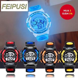 Đồng hồ LED chống nước cho trẻ em Màn hình đa chức năng phát sáng cho bé trai & bé gái