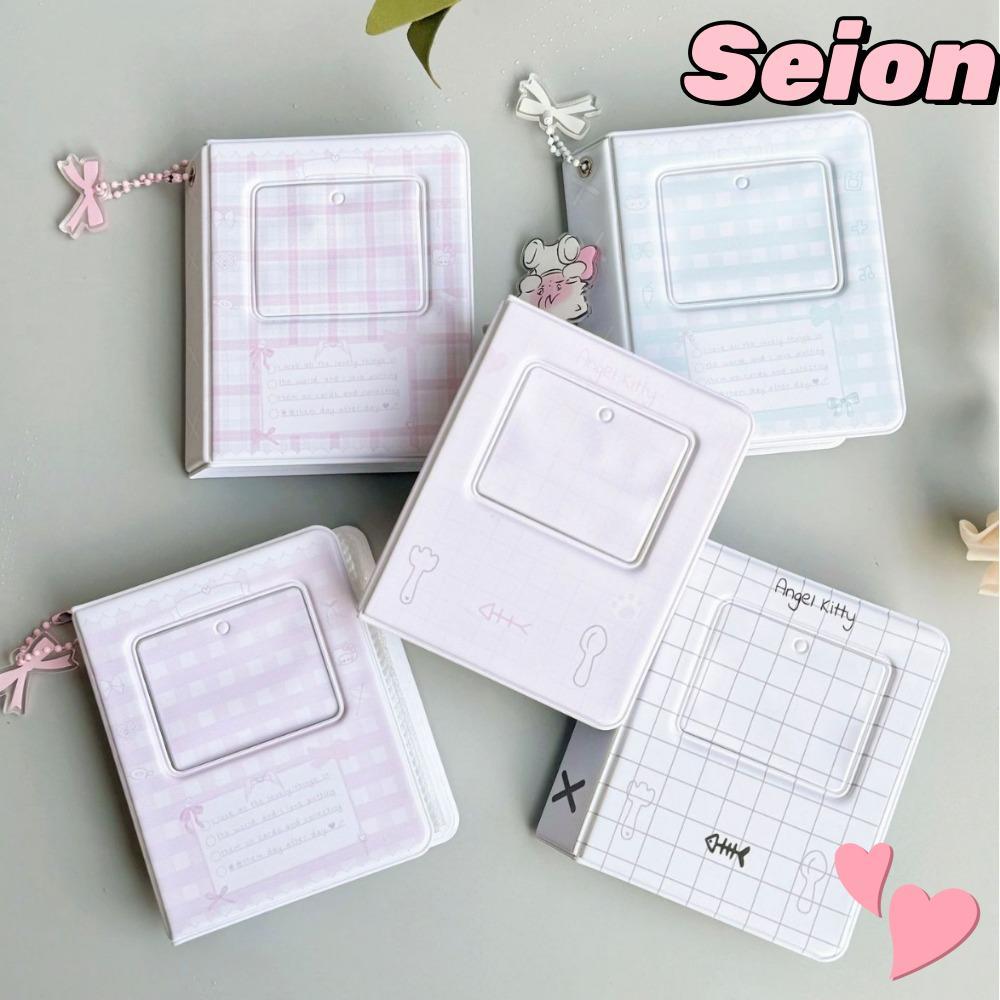 Album Ảnh SEION, 36 Khe Cắm Thẻ 3 Inch Thu Thập Sách, Mini Chống Trầy Xước PVC Idol Ảnh Thẻ
