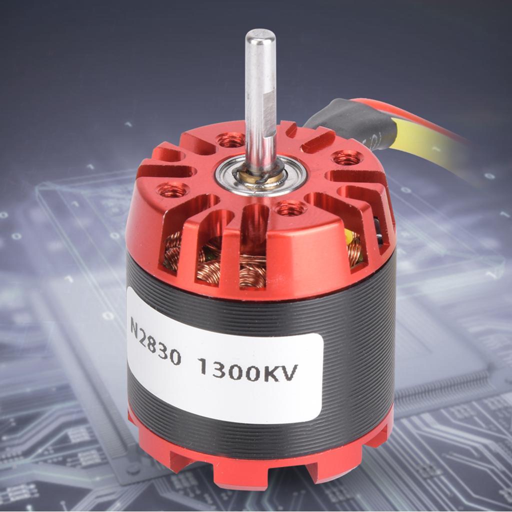 Wowowi Tbest Động Cơ Không Chổi Than N2830 1300KV Kim Loại Điều Khiển Từ Xa Cánh Quạt Bên Ngoài Phù 