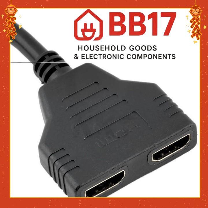 Dây chia tín hiệu HDMI 1 ra 2 đầu dẹt - Cáp chia HDMI 1 ra 2 - Chia HDMI 1 ra 2
