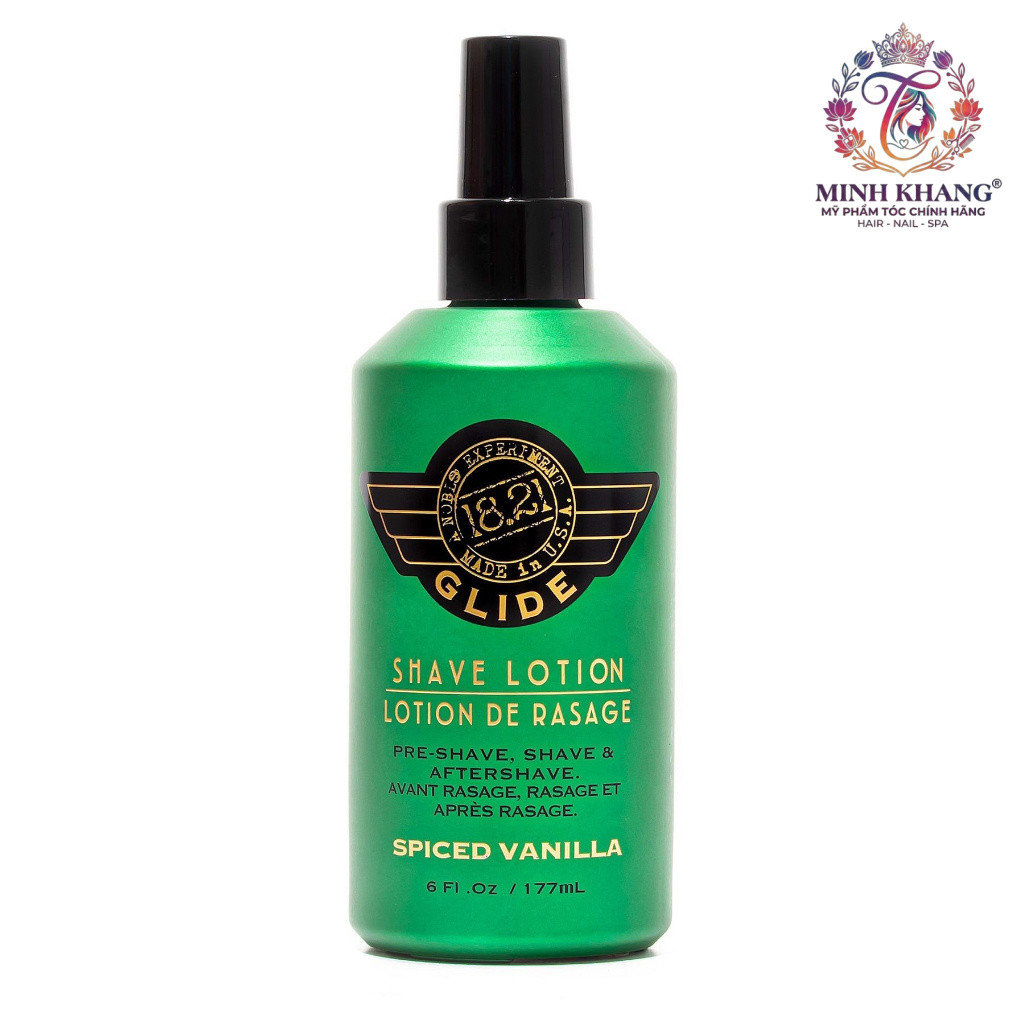 Kem cạo râu 18.21 Man Made Glide Shave Lotion | Spiced Vanilla 177ml [ MK ]