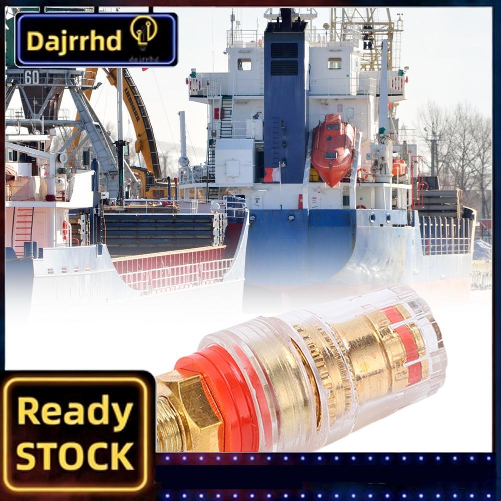 dajrrhd Đầu nối đầu cuối loa Banana Plug Ổ cắm Binding Post M8 Connector Bộ phận điện tử có độ dẫn đ