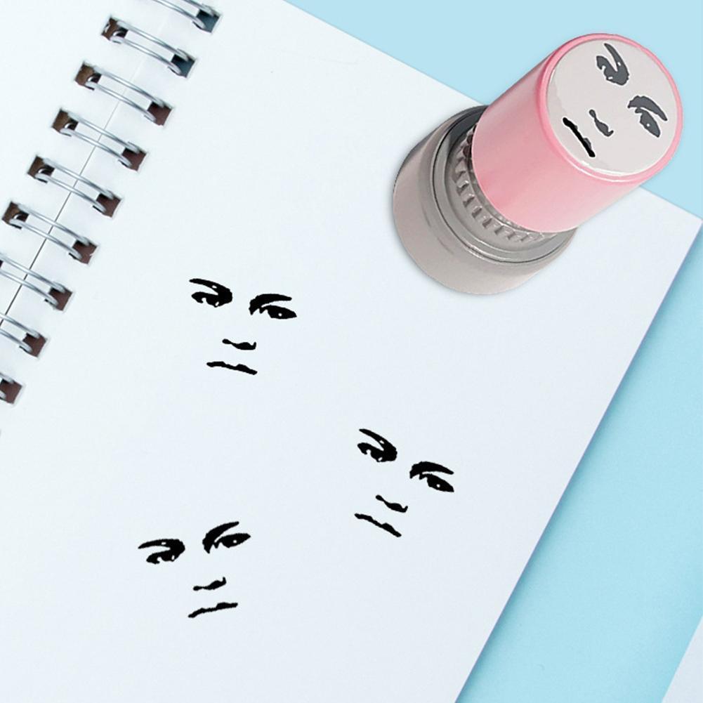 Nhân Vật Mặt Emoji Gói Photosensitive Tem Notebook Sáng Tạo Emoji Notebook Vui Nhộn R6l6