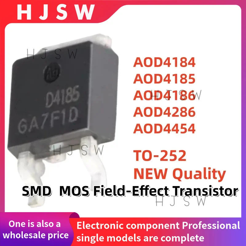 5 Chiếc AOD4184 AOD4185 AOD4186 AOD4286 AOD4454 AOD4184A D4184 D4185 D4186 D4286 D4454 D4184A TO-252