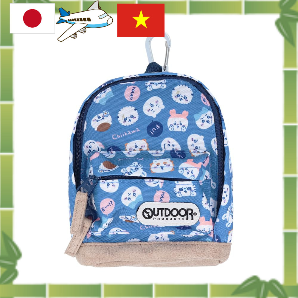 Hộp bút OUTDOOR PRODUCTS x Chiikawa kiểu balo đáy da lộn Sun-Star Stationery [Direct from Japan]