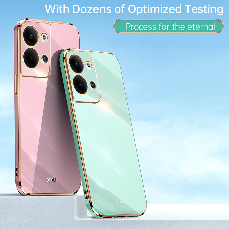 Mạ Khung Vuông Ốp Điện Thoại Cho OPPO Reno 9 Pro + Reno 9 Pro Plus 5G PHM110 PGX110 PGW110 Vỏ Bảo Vệ