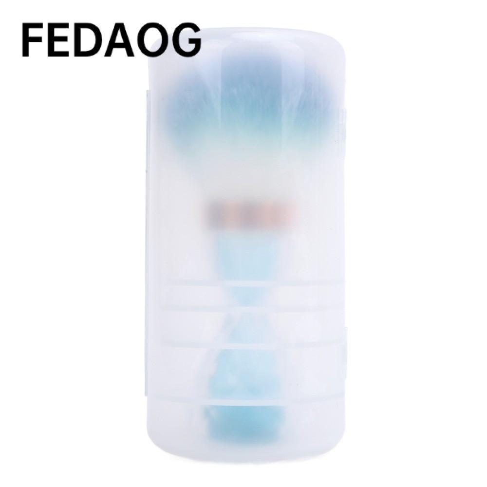 FEDAOG Hourglass Nail Dust Cleaner, Soft and Fluffy Bristle Hourglass Soft Nail Dust Brush, Powder B