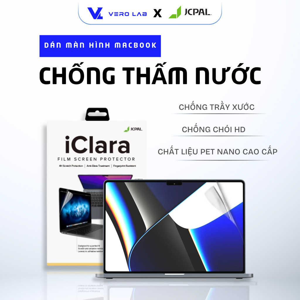 Dán Màn Hình JCPAL iClara Macbook Pro 14" / 16" 2021