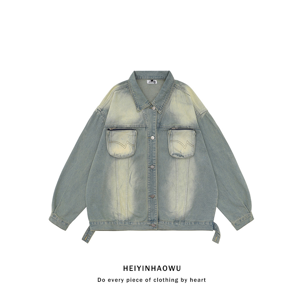 [Ảnh mạng] 5211 Retro S--3XL P48 Áo khoác Denim
