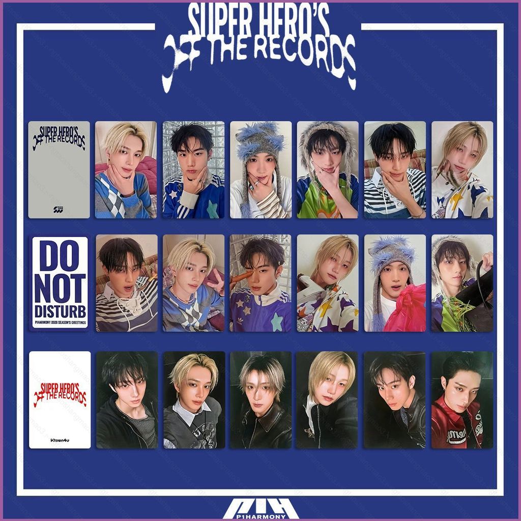 YT3 6 Cái / bộ P1Harmony LOMO Card 2026 CẢM HỨNG SIÊU HERO 'S OFF THE RECORDS Stars Bưu Thiếp