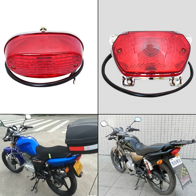 Đèn đuôi xe máy cho Haojue Suzuki Haojin Lifan Dayun GN150 EN125 EN125HU EN125-2 / 2A HJ125 Đèn dừng