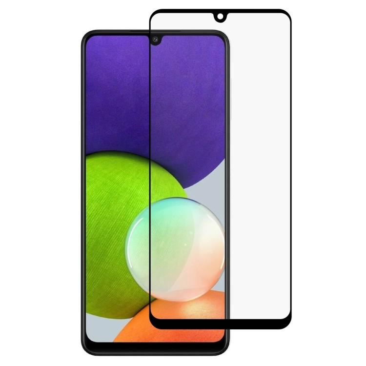 Dành Cho Samsung Galaxy A22 4G Full Keo Full Cover Bảo Vệ Màn Hình Kính Cường Lực Cho Samsung Galaxy