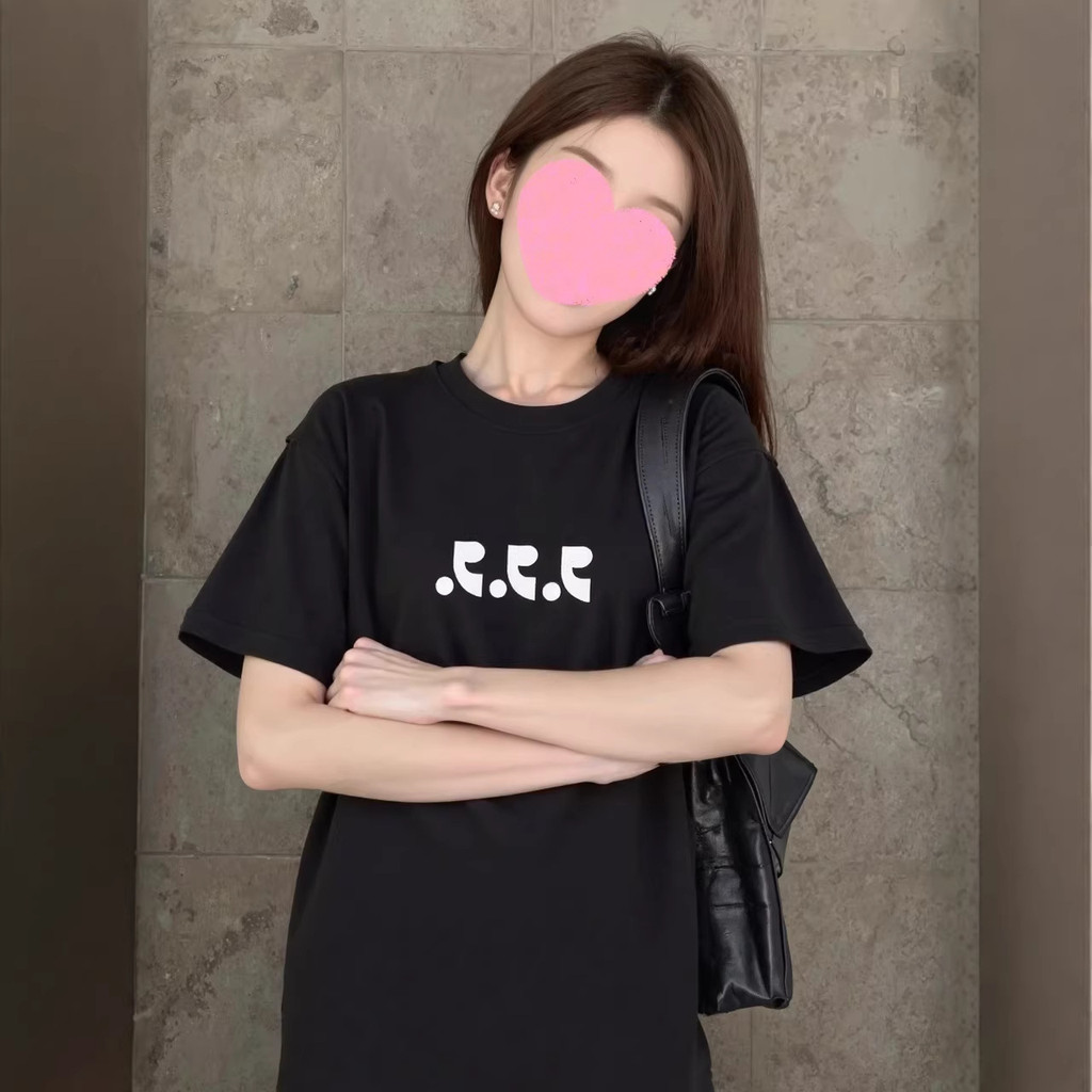 L8DF New Product RR Three-year anniversary limited edition short-sleeve Korean fashion classic lette