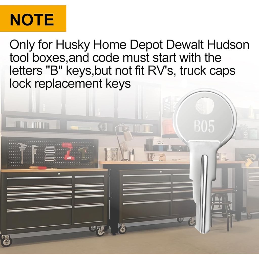 B05 Phím (2 Chiếc) Cho Hộp Dụng Cụ Husky & Hudson Dewalt Home Depot Hộp Dụng Cụ, Hộp Dụng Cụ Thay Th