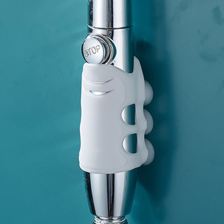 No-Punch Wallhanging Adjustable Shower Head Holder With Hook Shower Head Bracket