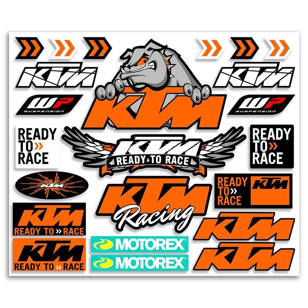 KTM stickers, reflective decorative decals for DUKE390, DUKE690, RC390 motorcycle fairings