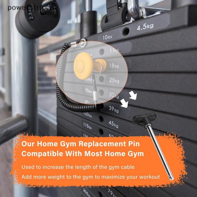 1Pc 9.5MM Trọng Lượng Sta Pin Tập Gym Pin Chịu Lực Thay Thế Trọng Lượng Máy Pin Tập Gym Tại Nhà Đa N