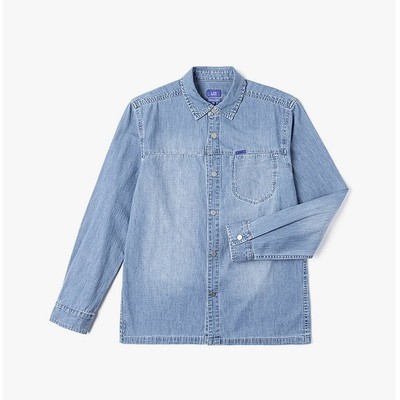 LEE - Áo sơ mi denim nam Indigo ComFort_LMT0102336VC00F-A08390