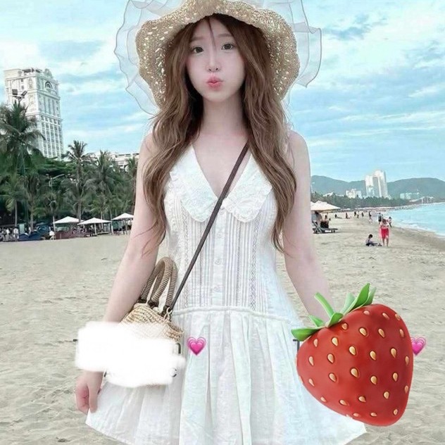 váy trắng zara babydoll siêu xinh chất cực mát