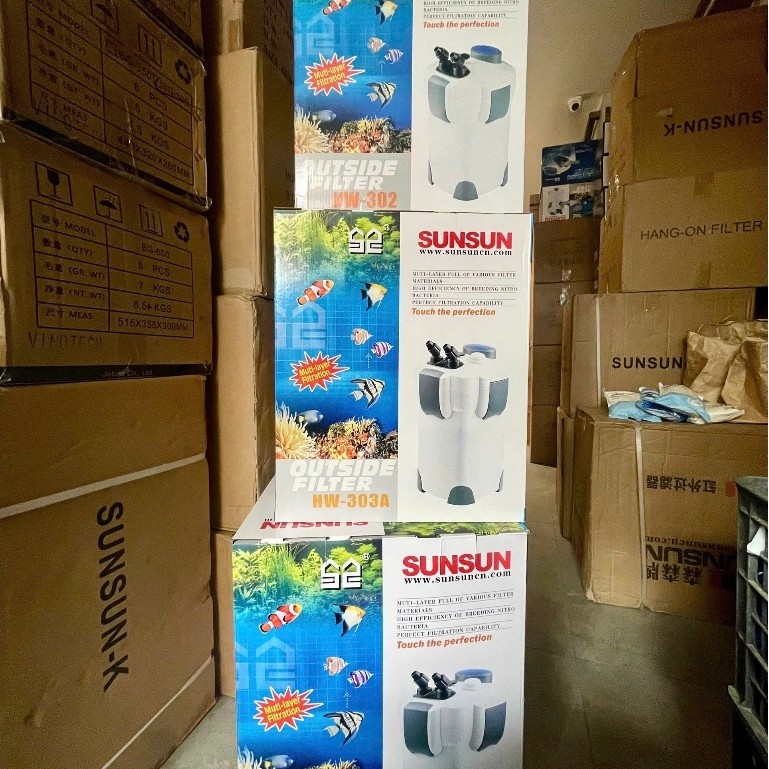 Lọc thùng Sunsun HW 302a | HW 303a | HW 304a cực khỏe, êm, không rò nước