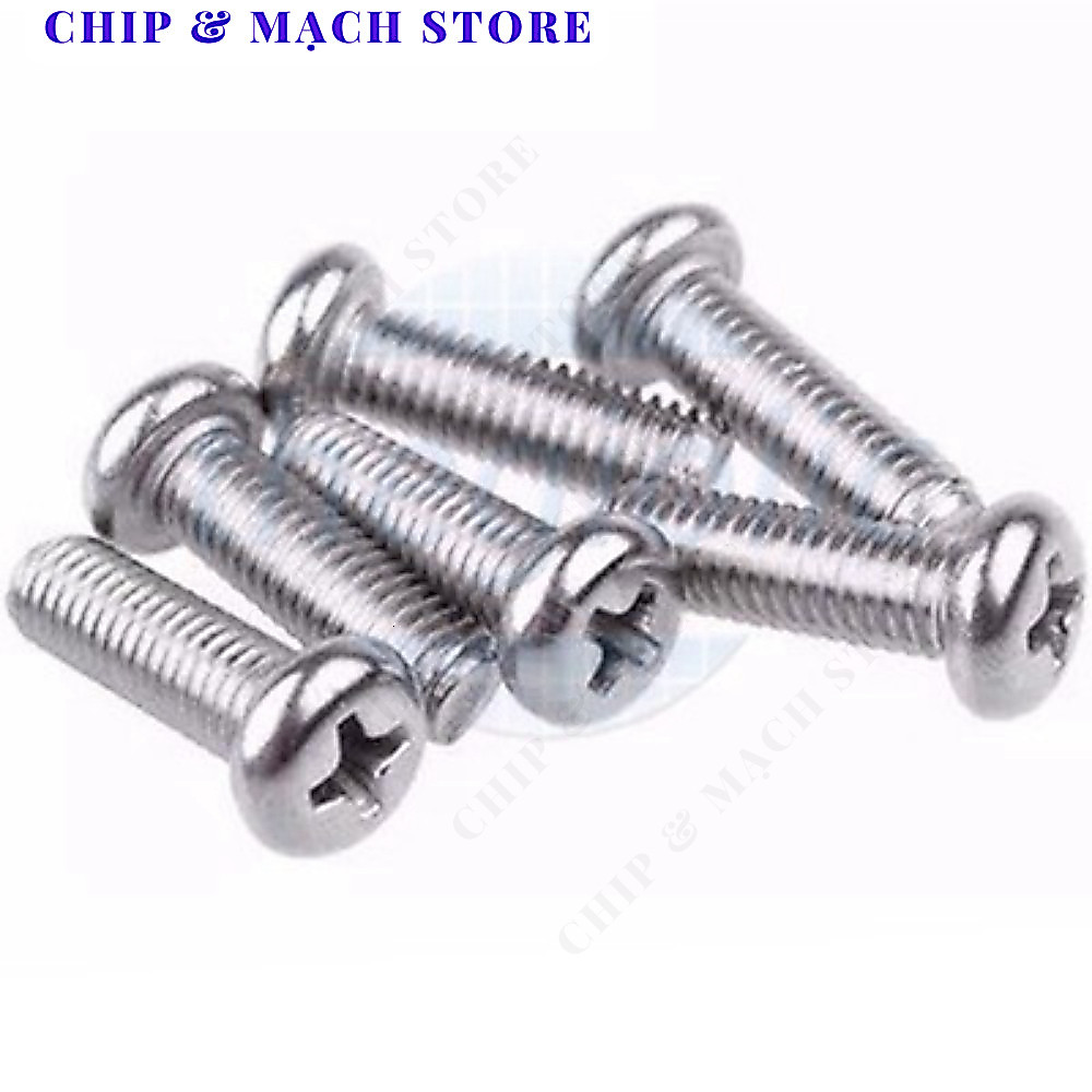 [10 Cái]- Vít PM M6 x 20mm Chip & Mạch Store