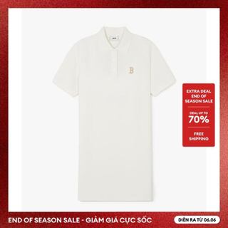MLB - Đầm polo nữ cổ bẻ tay ngắn mini trẻ trung 3FOPB0543-43CRS