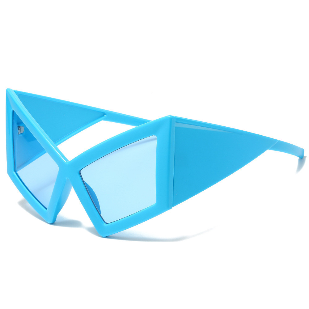 Avant-Garde Alien Strange Technology Sense Sunglasses Cool Hip-Hop Cyberpunk Hình lõm Cat