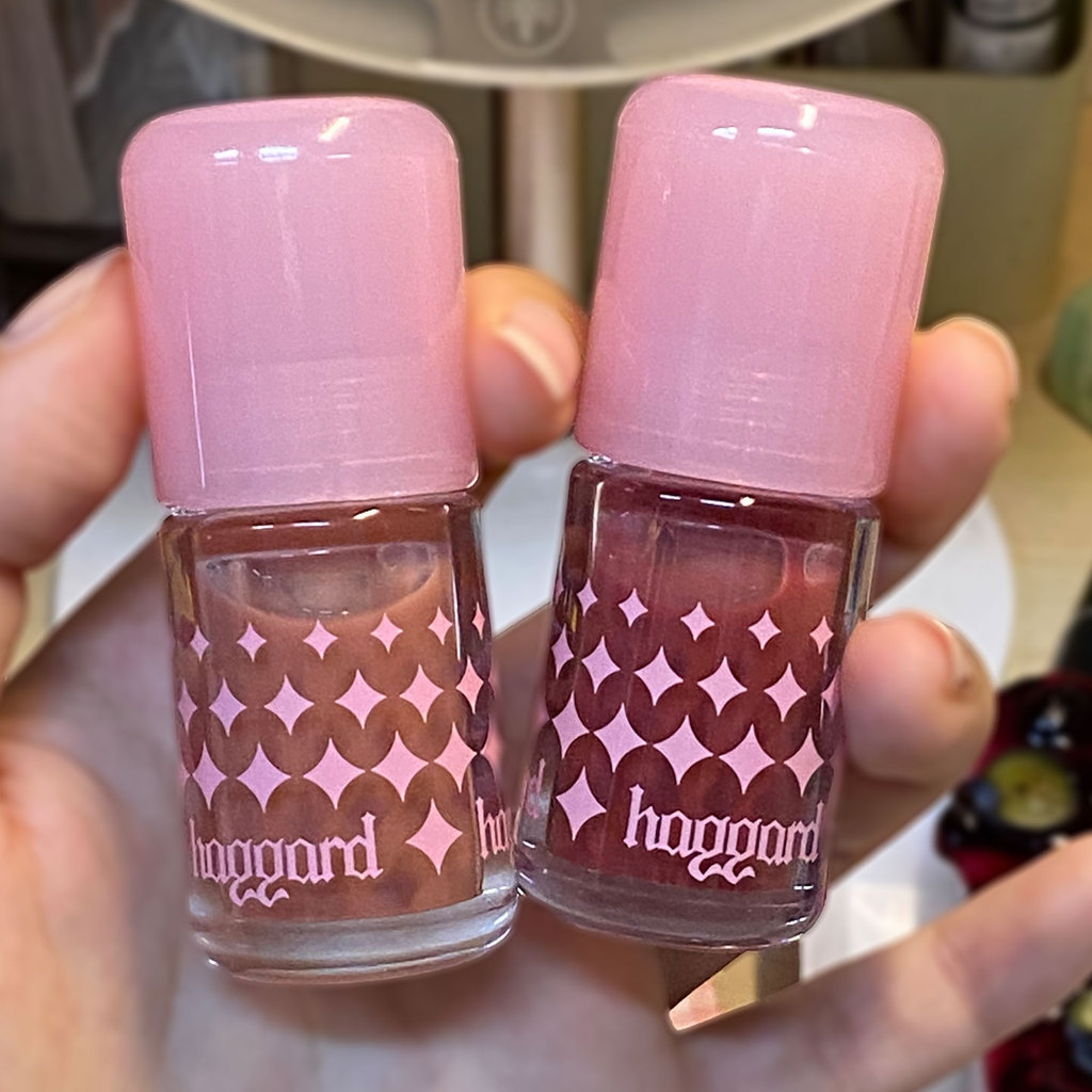 Haggard Mũm mĩm haggard Ember Imo Monster Lip Gloss Kính Gương Hình Thành Phim Pha Lê Thạch Màu Son 