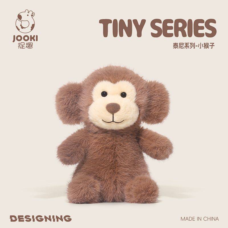 Tani Monkey Plush Toy Cute Doll Puppet Girl Sleeping Pillow Sleeping Doll Birthday Gift pC7K