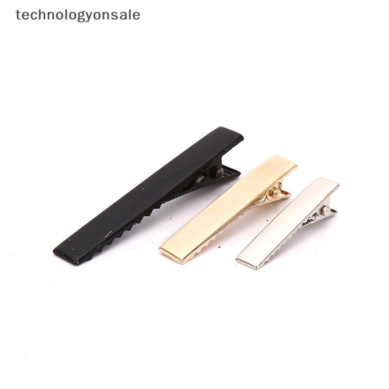 [Tech] 100 Chiếc Kẹp Tóc Đơn Prong Cá Sấu Kẹp Tóc nk Cài Đặt Kẹp Tóc Boutique