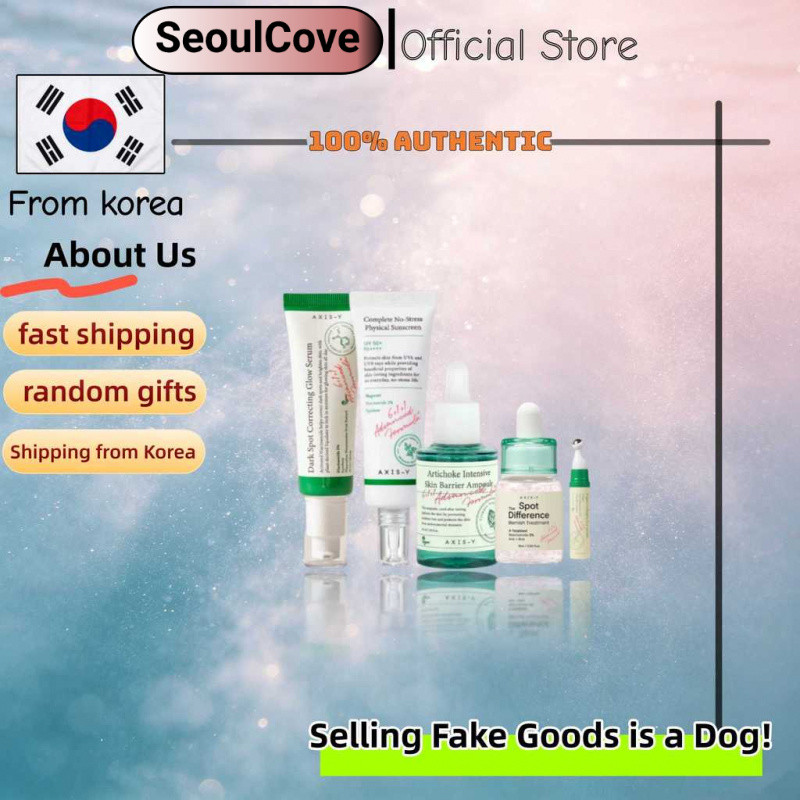 [AXIS-Y] Tinh chất chống mụn 15ml / Serum dưỡng mắt dưỡng ẩm 10ml / Da Barrier Ampoule 30ml / Kem ch