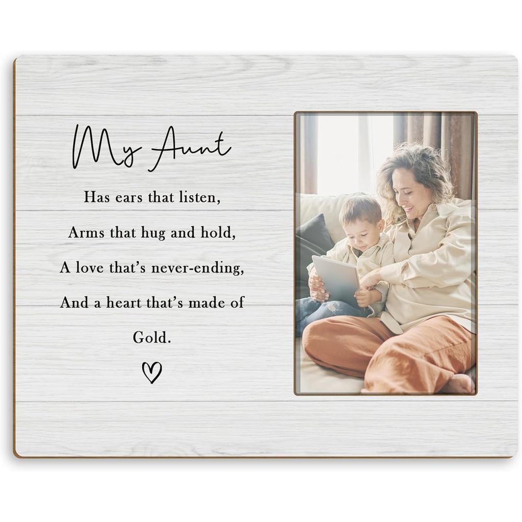 Khung ảnh dì 4x6, Quà tặng dì Khung ảnh 4x6, Quà tặng cho dì từ Niece, Quà tặng cho dì Giáng sinh, Q
