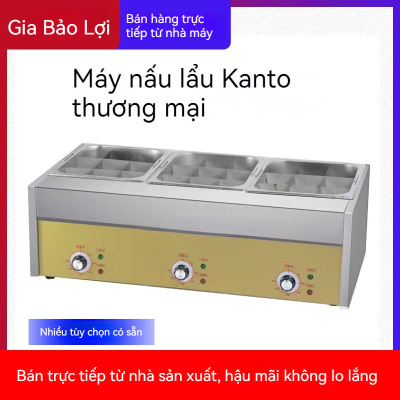 Máy Oden sưởi ấm điện thương mại- - -Máy Oden