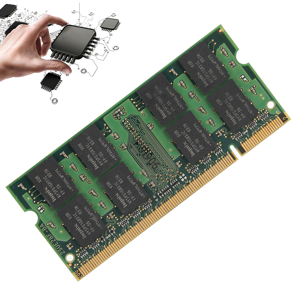 Kỹ năng Akozon Xiede DDR2 Bộ nhớ máy tính xách tay 2GB RAM 667 MHz 200Pin cho Bo mạch chủ IntelAMD –