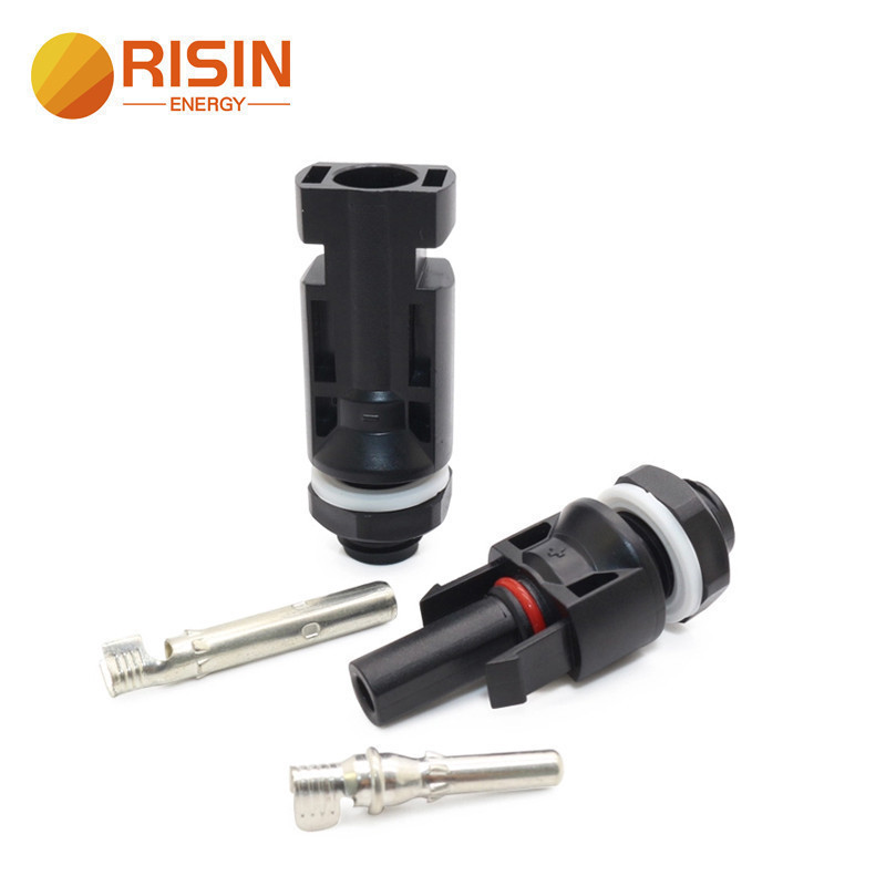 Risin Chất Lượng Cao TUV Phê Duyệt MC4 Bảng Điều Khiển Năng Lượng Mặt Trời Gắn Kết Nối M12 Crew Conn