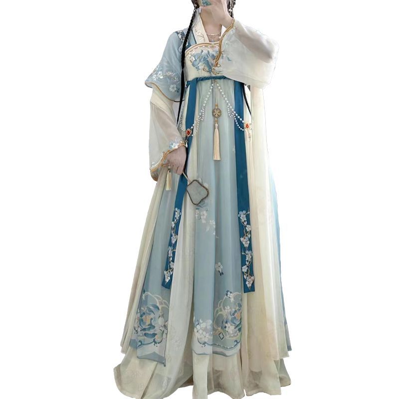 Hàng ngày Yunbei Han Heavy Industry Elements Fu Milk Pudding Corset Xian Hanfu Yan Original Thêu Siê