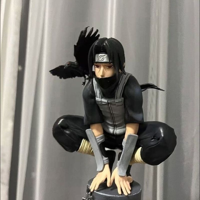 Naruto Naruto Naruto Squat Xiao Tổ Chức Itachi Series Itachi Thần Crow Itachi Anime Hợp Thời Trang C