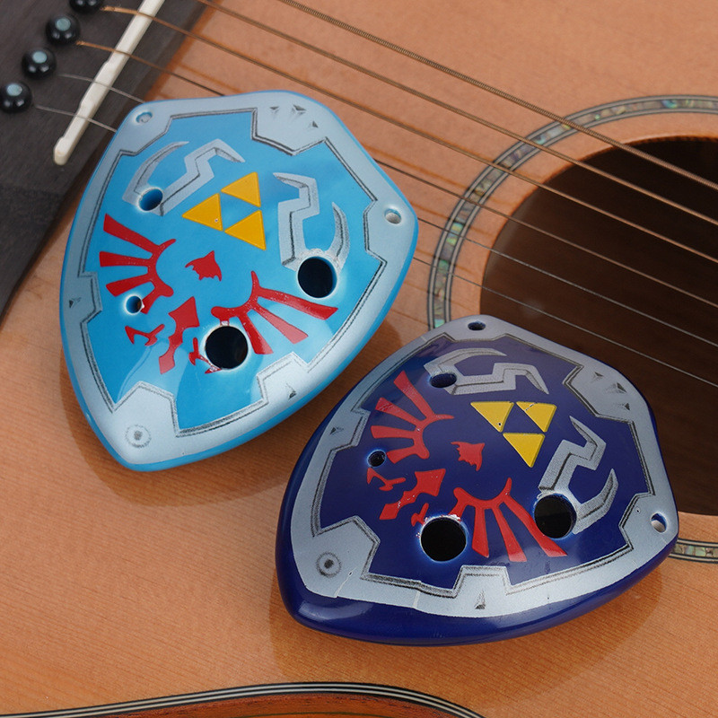 Ocarina 6 Lỗ AC Có Thể Điều Chỉnh Miệng Dài Gốm Bầu Trời Đầy Sao Miệng Ngắn Bướm Sáu Lỗ Alto ac Học 