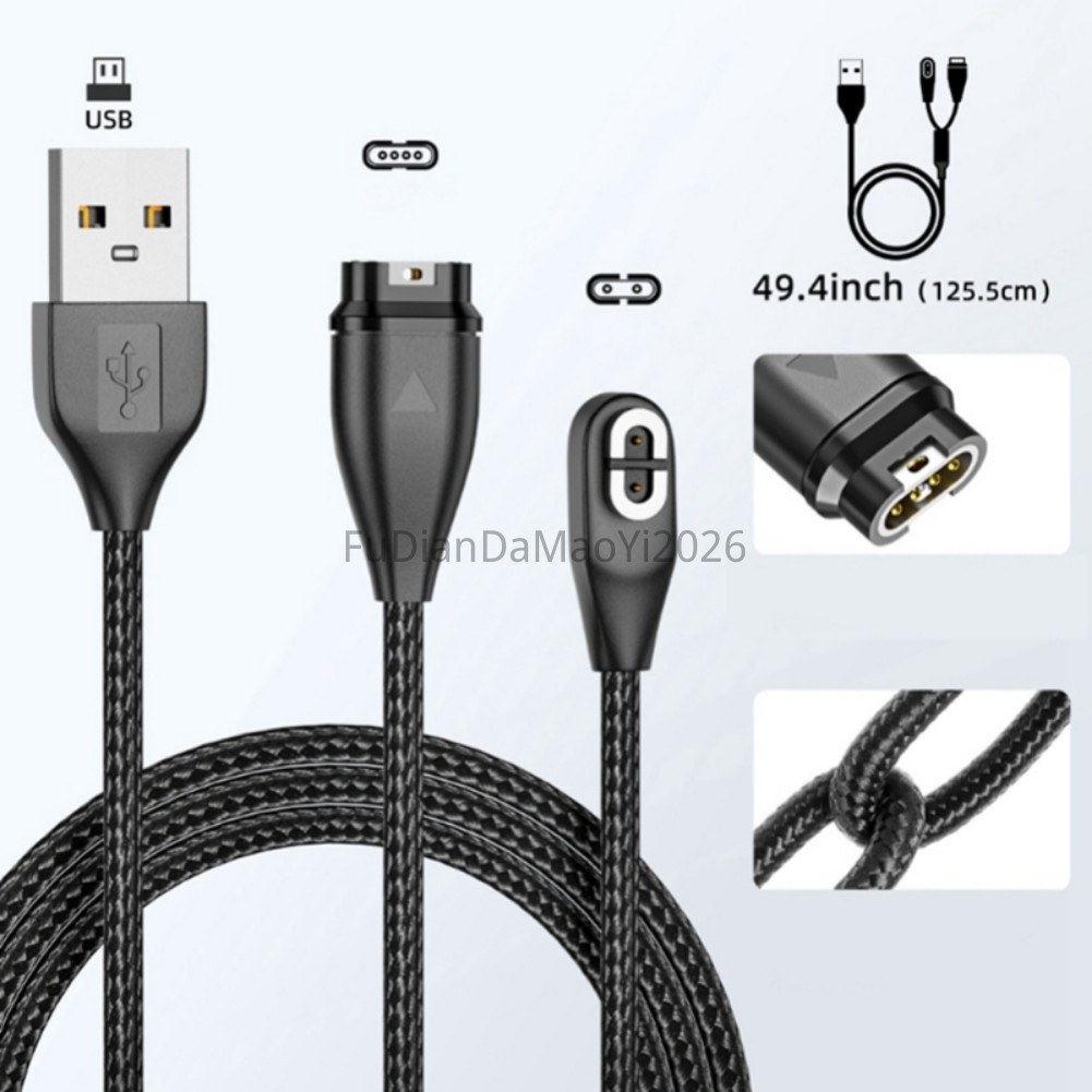 Cáp sạc USB có bộ chuyển đổi từ tính cho tai nghe dẫn truyền xương Aftershokz Aeropex AS800 Tương th