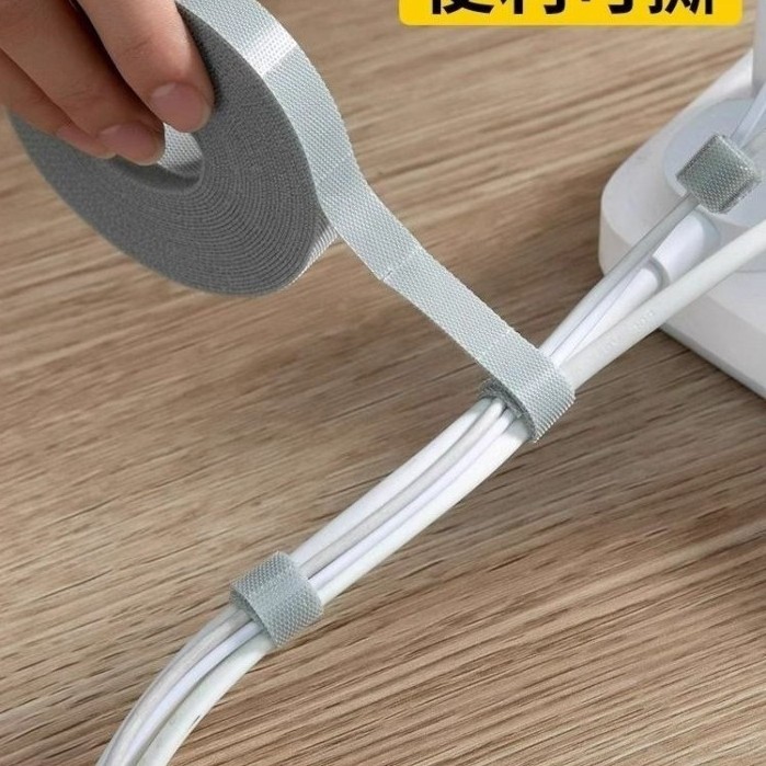 Lưu trữ cáp dữ liệu Dụng cụ tiện dụng Velcro Cable Tie Cable Organizer Cable Tie Desktop Wire Fixing