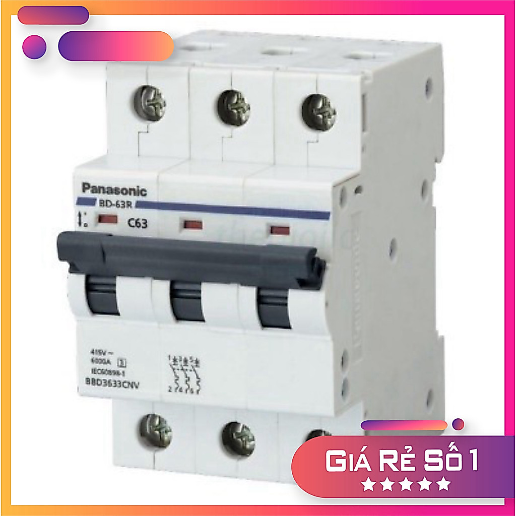 BBD3323CNV Aptomat MCB Panasonic 3 Cực 32A Điện Tử Thường Tín