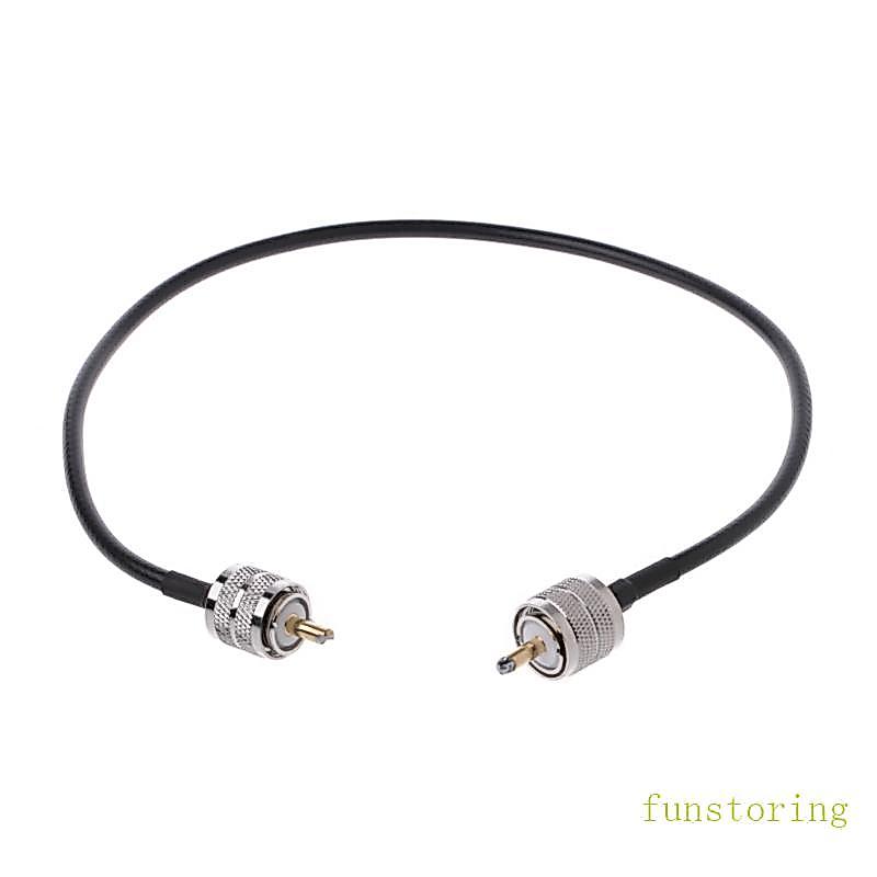 Đầu nối cáp đồng trục RF FUN UHF PL259 Nam sang UHF Nam PL259 RG58 Cáp đuôi lợn 5