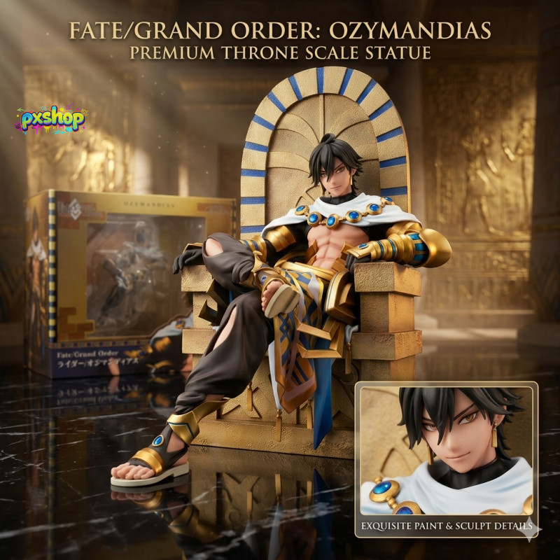 [Sẵn sàng] Anime FGO Fate / Grand Order Nhân vật hành động Ozymandias Ramses II Tượng Rider cao cấp 